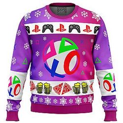Playstation Neon Ugly Christmas Sweater ANA2207