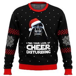 Star Wars Vader Lack of Cheer Ugly Christmas Sweater ANA2207