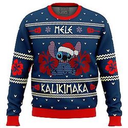Stitch Mele Kalikimaka Ugly Christmas Sweater ANA2207