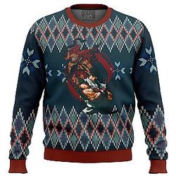 Street Fighter Ryu and Akuma Ugly Christmas Sweater ANA2207