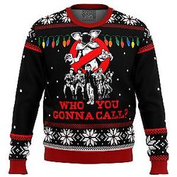 Stranger Things Who You Gonna Call Ugly Christmas Sweater ANA2207