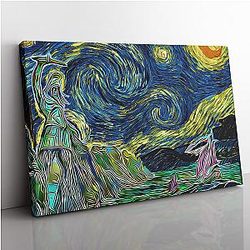Game of Thrones Starry Night Braavos Canvas Print Wall Art ANA2207