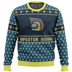 Impostor Hiding Among Us Ugly Christmas Sweater ANA2207