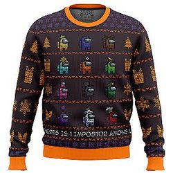 There Is One Impostor Among Us Ugly Christmas Sweater ANA2207