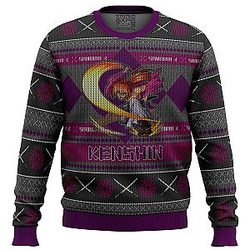 Rurouni Keshin Battousai Samurai X Ugly Christmas Sweater ANA2207
