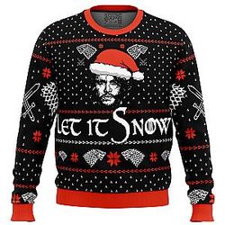 Let it Snow Jon Game of Thrones Ugly Christmas Sweater ANA2207