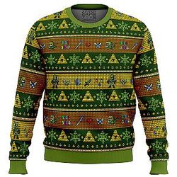 Link Adventure Legend of Zelda Ugly Christmas Sweater ANA2207
