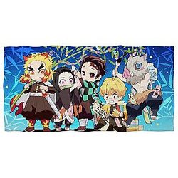 Demon Slayer Beach Towels - Characters Chibi Printed Anime Beach Towel