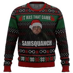 Trailer Park Boys Samsquanch Ugly Christmas Sweater ANA2207
