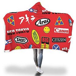 Akira Full Decals Hooded Blanket ANA2207