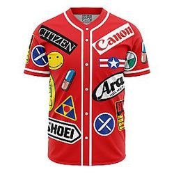 Akira Full Decals Baseball Jersey ANA2207