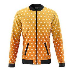 Zenitsu Agatsuma Demon Slayer Casual Bomber Jacket ANA2207