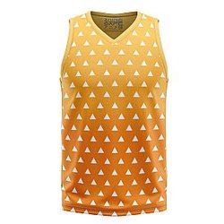 Zenitsu Agatsuma Demon Slayer V-Neck Basketball Jersey ANA2207