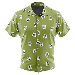 Gyomei Himejema Demon Slayer Button Down Hawaiian Shirt ANA2207
