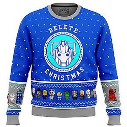 Dr Who Dalek Ugly Christmas Sweater ANA2207