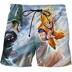 Dragon Ball Shorts For Him - Fashion Anime Printing Shorts For Men