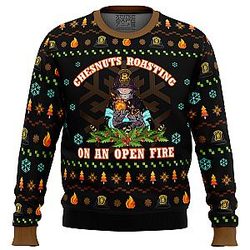 Fire Force Chesnuts Roasting Ugly Christmas Sweater ANA2207