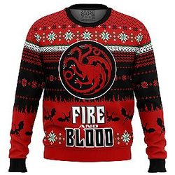 Game of Thrones Fire and Blood Ugly Christmas Sweater ANA2207