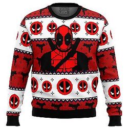 Deadpool Guy Ugly Christmas Sweater ANA2207