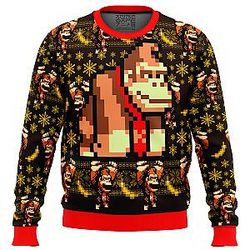 Donkey Kong Sprite Ugly Christmas Sweater ANA2207
