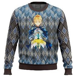 Fate Zero Saber Ugly Christmas Sweater ANA2207