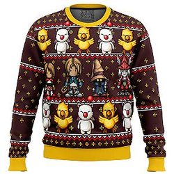 Final Fantasy Classic 8bit Ugly Christmas Sweater ANA2207