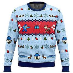 Mega Man Mega Holiday Ugly Christmas Sweater ANA2207