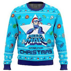 Mega Man Mega Christmas Ugly Christmas Sweater ANA2207