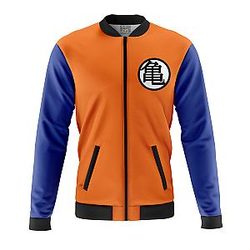 Goku Kame Kai Dragon Ball Z Fleece Bomber Jacket ANA2207