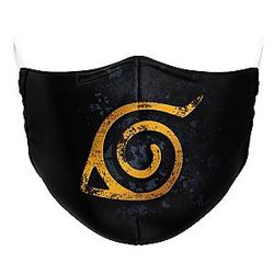 Hidden Leaf Crack Naruto Face Mask ANA2207