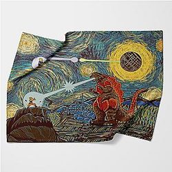 Epic Battle Dragonball Z Star Starry Night Fleece Blanket ANA2207