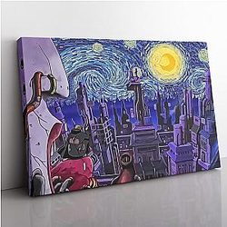 Akatsuki Amekagure Naruto Starry Night Canvas Print Wall Art ANA2207