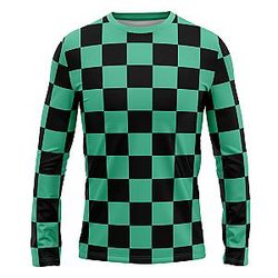 Tanjiro Kamado Demon Slayer Long Sleeve Shirt ANA2207