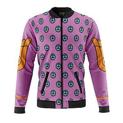 Giorno Giovanna Anime Jojo’s Bizarre Adventure Casual Bomber Jacket ANA2207