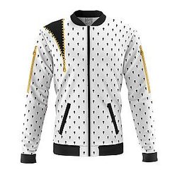 Bruno Bucciarati Jojo’s Bizarre Adventure Fleece Bomber Jacket ANA2207