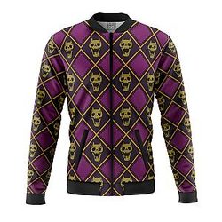 Yoshikage Kira Killer Queen Jojo’s Bizarre Adventure Fleece Bomber Jacket ANA2207