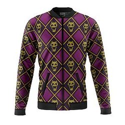 Yoshikage Kira Killer Queen Jojo’s Bizarre Adventure Quilted Bomber Jacket ANA2207