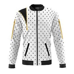 Bruno Bucciarati Jojo’s Bizarre Adventure Quilted Bomber Jacket ANA2207