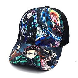 Anime Demon Slayer Cap - Printed Baseball Unisex Cap
