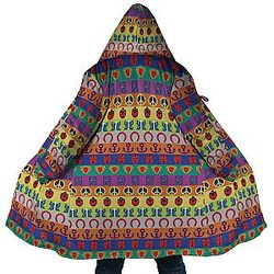 All Symbols Pattern Jojo’s Bizarre Adventure Dream Cloak Coat ANA2207