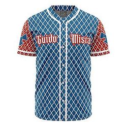 Guido Mista Jojo’s Bizarre Adventure Baseball Jersey ANA2207