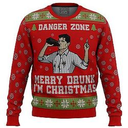 Merry Drunk I'm Christmas Sterling Archer Ugly Christmas Sweater ANA2207