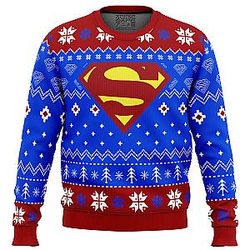 Super Heroes Superman Christmas Ugly Christmas Sweater ANA2207
