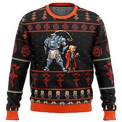 Fullmetal Alchemist Elrics Sprites Ugly Christmas Sweater ANA2207