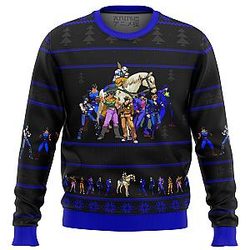 Jojo's Bizzare Adventure Generations Ugly Christmas Sweater ANA2207