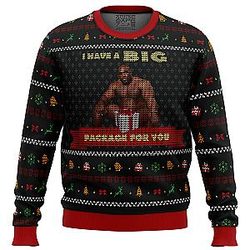 Big Package Barry Wood Meme Ugly Christmas Sweater ANA2207