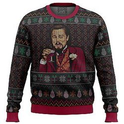 Laughing Leo DiCaprio Meme Ugly Christmas Sweater ANA2207
