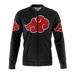 Naruto Akatsuki Fleece Bomber Jacket ANA2207