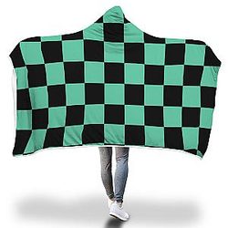 Tanjiro Kamado Demon Slayer Hooded Blanket ANA2207
