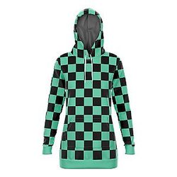 Tanjiro Kamado Demon Slayer Hoodie Dress ANA2207